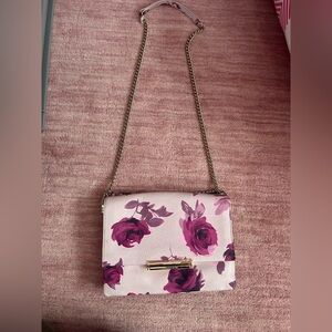Kate spade cross body or shoulder strap bag flower print